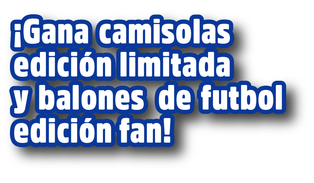 ¡Gana camisolas y balones de futbol originales!